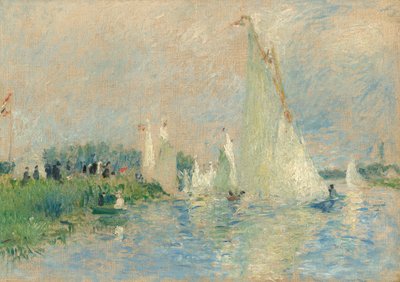 Regatta at Argenteuil by Pierre Auguste Renoir